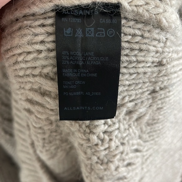 All saints wool knit sweater - Picture 3 of 3
